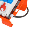 Mobiler Baustromverteiler auf Ständer SET-S/FI tragbar mit Steckdosen 16A 32A CEE MENNEKES 4x230V Stromverteiler für Baustellen Stromkasten mit Schutz Doktorvolt DV-0126-D