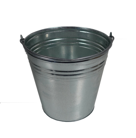 Baueimer verzinkt 10L Wasser- Garten- Zink- Abfall- Futtereimer BRADAS J5318