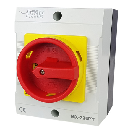 Hauptschalter 25A Reparaturschalter MX-325PY Gehäuse Lasttrennschalter XBS XBS MX 325PY