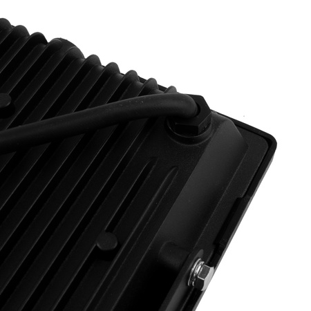 LED Außenstrahler 50W GTV Flutlicht schwarz IP65 Außenwandstrahler 4000lm GT-GCX50W-40