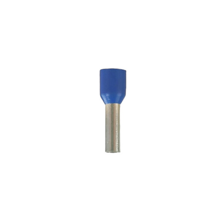 100 Stück Isolierte blaue Aderendhülse verzinnt 2,5mm² x 8 mm 3341