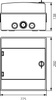 Feuchtraumverteiler Verteilerkasten 1000V 6Module Aufputz Sicherungskasten RH-6/B AP VDE 36.3 E-P 4200