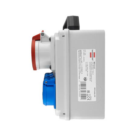 Stromverteiler mobil 2xCEE 16A 4xSchuko Baustromverteiler mit Kabel Brennenstuhl 1153650