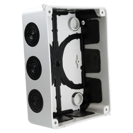 Abzweigkasten 190x145x135 mm 10 Dichtmembranen Aufputz Abzweigdose Verbindungsdose Industriegehäuse IP66 M-L 009.PG.CA.G