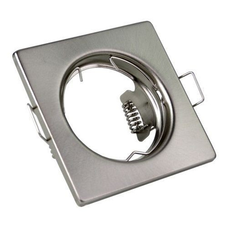 GTV Einbaurahmen Einbauringe Decken-Spots Rahmen Quadrat inox PARMA OP-PAST2-02