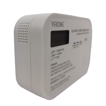 Kohlenmonoxidmelder VIRONE Kohlenmonoxid-Detektor mit LCD-Anzeige LCD DC-3