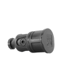 Schutzkontakt-Steckdose 230V Schuko 2P+Z IP44 16A mit Erdung schwarz W-89996