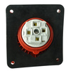 CEE Einbausteckdose schräg 400V 32A 4P 83x90 mm 3126-309-1600