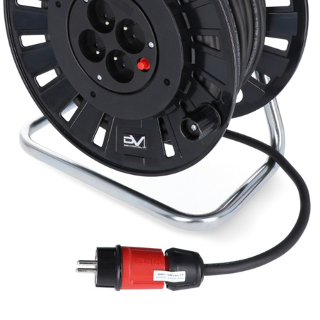 Kabeltrommel Verlängerungskabel 4x230V/16A 25m 3x2,5mm2 DV-9994-F-B230