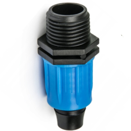 Verbinder auf 16mm PE Rohr Fitting Kupplung AG 1/2" Verschraubung Bradas DSWAQJ-L16M12