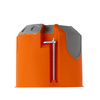 F-tronic Hohlwanddose 1 Stück Unterputzdose HW Schalterdose Gerätedose Verbindungsdose t=61mm winddicht Ø68mm orange VDE E3700 7360027
