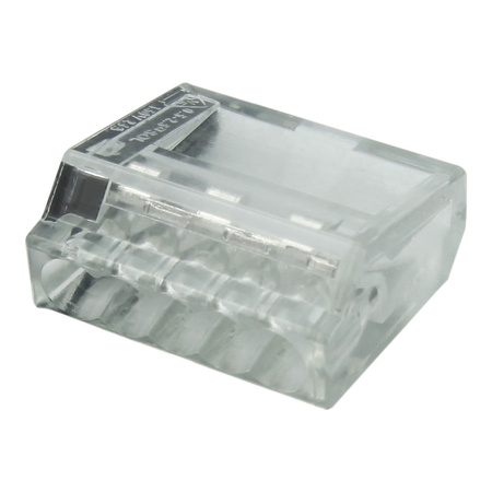 10 Stück Dosenklemmen 5x0.5-2.5 mm² Verbindungsklemmen VDE DGN 10-DG228-3.5-05P