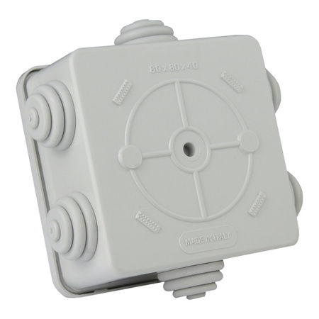 Abzweigdose mit Drosseln IP44 80x80x40 M-L 003