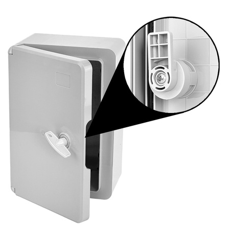 Leergehäuse mit Tür 200x300x130mm Schaltschrank Aufputz Verteilerschrank IP65 IK10 TP Electric 3310-500-0600