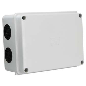 Abzweigkasten 150x110x70 mm 10 Dichtmembranen IP65 Aufputz Abzweigdose Verbindungsdose Industriegehäuse IP66 M-L 008.PG