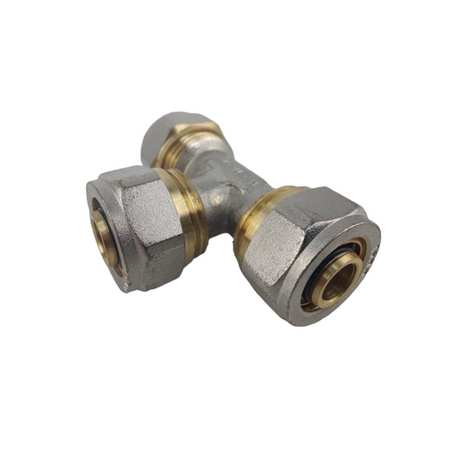 Installationsverbinder Klemmanschluss 16x16x16 Diamond dreifach für Mehrschichtrohre T-Stück FTN-009.16X16X16.T-3