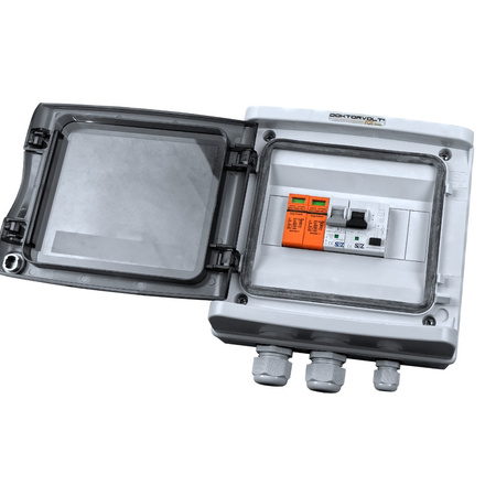 Solar Anschlusskasten Photovoltaik AC 20A Überspannungsschutz Typ 265 Doktorvolt DV-9498-FOT-265-AC