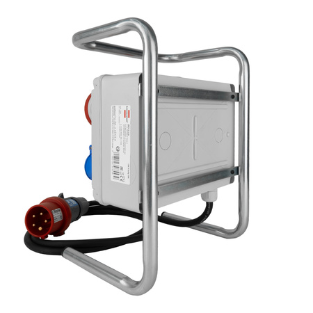 Baustromverteiler mit Ständer 2xCEE 16A 4xSchuko ohne Sicherungen Brennenstuhl 115 1153750