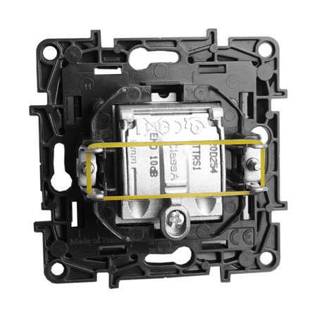 Endsteckdose TV-R-SAT schwarz 10 dB Niloe Step 863579