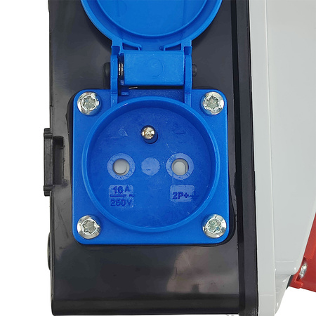 Wandverteiler XS-S 16A 2x230V IP44 Stromverteiler Komplett Verdrahtet Doktorvolt DV-2144-F