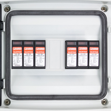 Solar Anschlusskasten PV DC 1000V 2x Phoenix T2 2-String PG Doktorvolt DV-4432-FOT