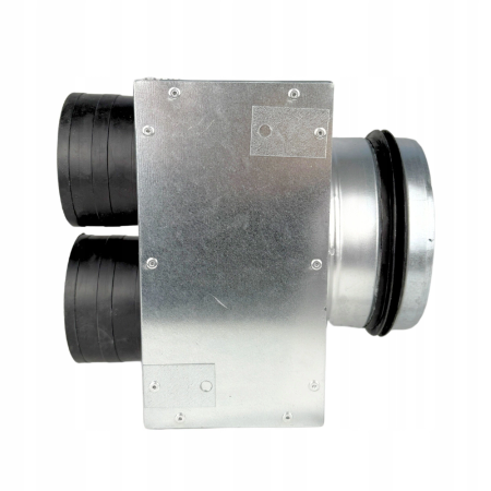 Lüftungsverteiler Verteilerkasten 2x75 Ø125 Wohnraumlüftung Luftverteiler E-KSR-2X75/P-125-OC-K