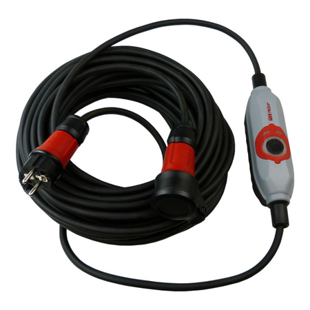 Verlängerungskabel 230V 25m 3x2,5 + Personenschutzschalter PRCD-S+ Doktorvolt DV-9580-D-230-FI