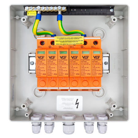 Solar Anschlusskasten PV DC 1000V 2x T2 2-String PG Doktorvolt DV-2452-FOT
