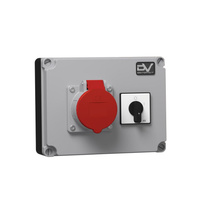 Wanddose WDD 1x16A Nockenschalter 16A 0-1 Stromverteiler Doktorvolt® DV-2985-D