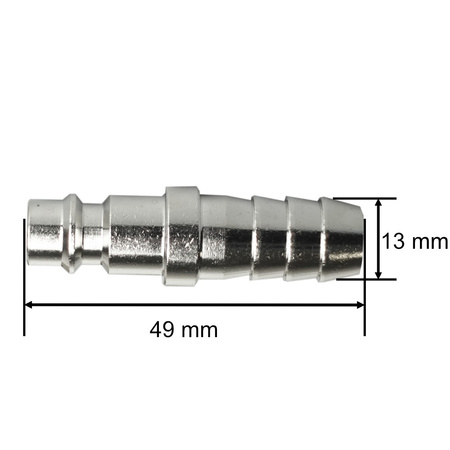 Druckluft Stecker mit Schlauchanschluss 6 9 13 mm männlich