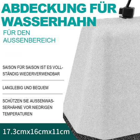 Wasserhahn Abdeckung Frostschutz aus Schaumstoff Wasserhahn-Schutzhülle DV-6746 Doktorvolt