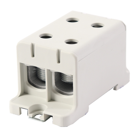 Hauptleitungsklemme Anschlussklemme ETB 95/1x2 Al/Cu Universalklemme elektroinstallation 4 Löcher Elektro Becov UK2095.21