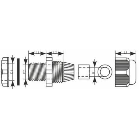 M-32 Kabelverschraubung ⌀18-23 IP68 34.532