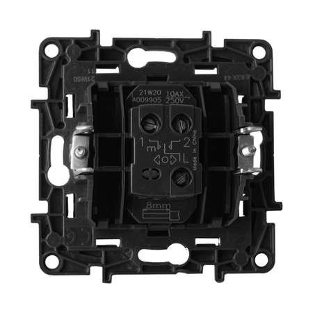 Rolladenschalter Jalousieschalter 3-fach 6 AX schwarz Niloe Step 863544