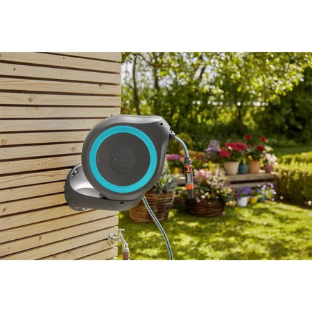 Gardena Schlauchaufroller Schlauchbox RollUp M Gartenschlauch 20m 18610-20