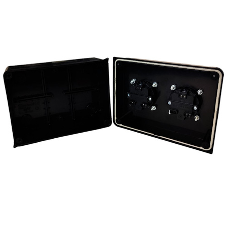 Wanddose 2x 230V Schuko IP54 Stromverteiler Wandverteiler Marlanvil 6.82105