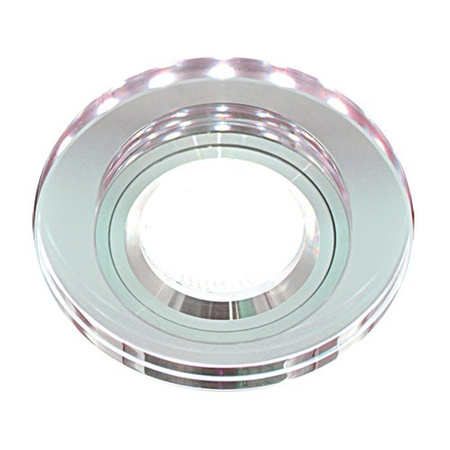 Einbauspot Punkt GU10 RIANA LED C CHROME 6500K 90x90x28 IDEUS 02918