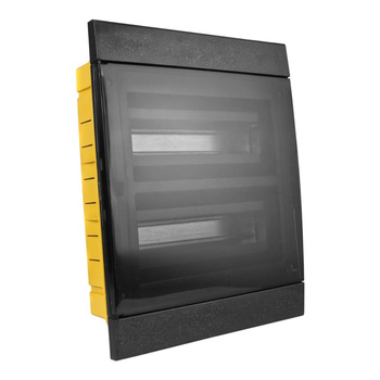 Unterputz Verteilerkasten IP40 24/26 Module schwarz M-L 970.24.N