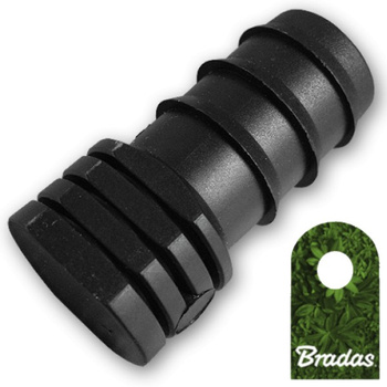 Endstück Endstopf für Schlauch 25mm Tropfschlauch Tropfrohr Bradas DSWA09-25L