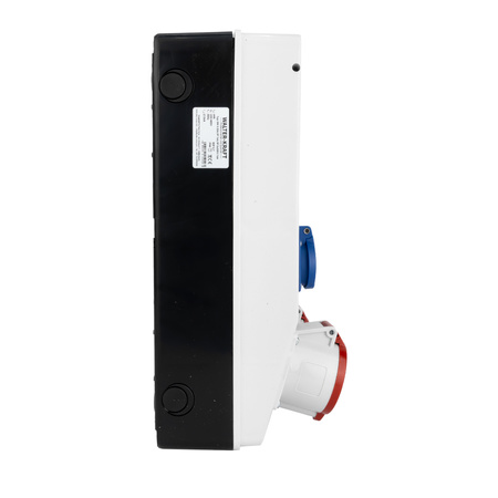 Baustromverteiler 32A 16A 2x230V Schuko System Stromverteiler Mennekes-Steckdosen Walter-Kraft KW-0003-D