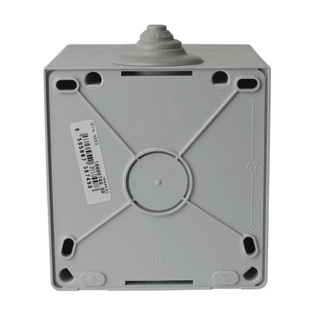 CEE Wandsteckdose mit Aufbaugehäuse 32A 400V 5P IZVN 3253