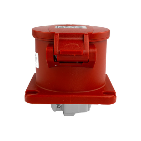 Einbausteckdose CEE Steckdose 400V 32A 4P 75x75 mm VDE TP Electric 3126-322-1675