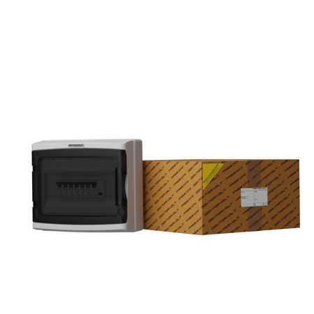 Feuchtraumverteiler bestückt HI-S/FI 25A 30mA 5xB16A 1P IP65 Doktorvolt DV-2902-HI