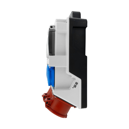 Baustromverteiler 16A 32A 4x230V FI-Schalter LS-Schalter Stromverteiler mit CEE-Stecker Doktorvolt TR-S/FI DV-5305-D