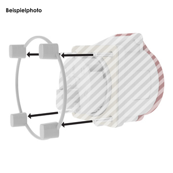 Einbausatz für CEE Anbaudosen 4 Kunststoffmuttern Isolierschutz Doktorvolt DV-1387-400-RPP