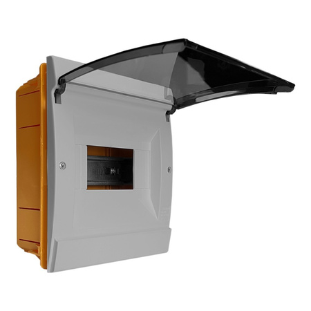 Unterputz Verteilerkasten IP40 4/7 Module grau M-L 970.06