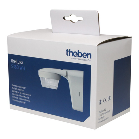 Bewegungsmelder Außenbereich 360 St. IP55 theLuxa S360 weiß TH-1010510