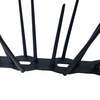 Vogelschreck Kunststoff Spikes Vogelabwehr dunkelgrau Taubenabwehr Balkon DV-318_CS