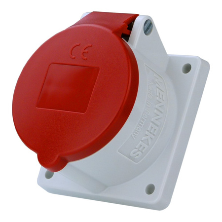 CEE Mennekes 16A 5p 400V IP44 Einbausteckdose gerade Typ Anbausteckdose 1385