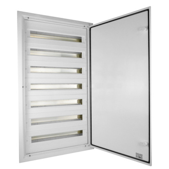 Verteilerkasten IP54 DARP-168 7x24 Unterputz Alutür Unterverteiler Sicherungskasten E-P 9.724